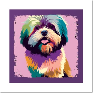 Lhasa Apso Pop Art - Dog Lover Gifts Posters and Art